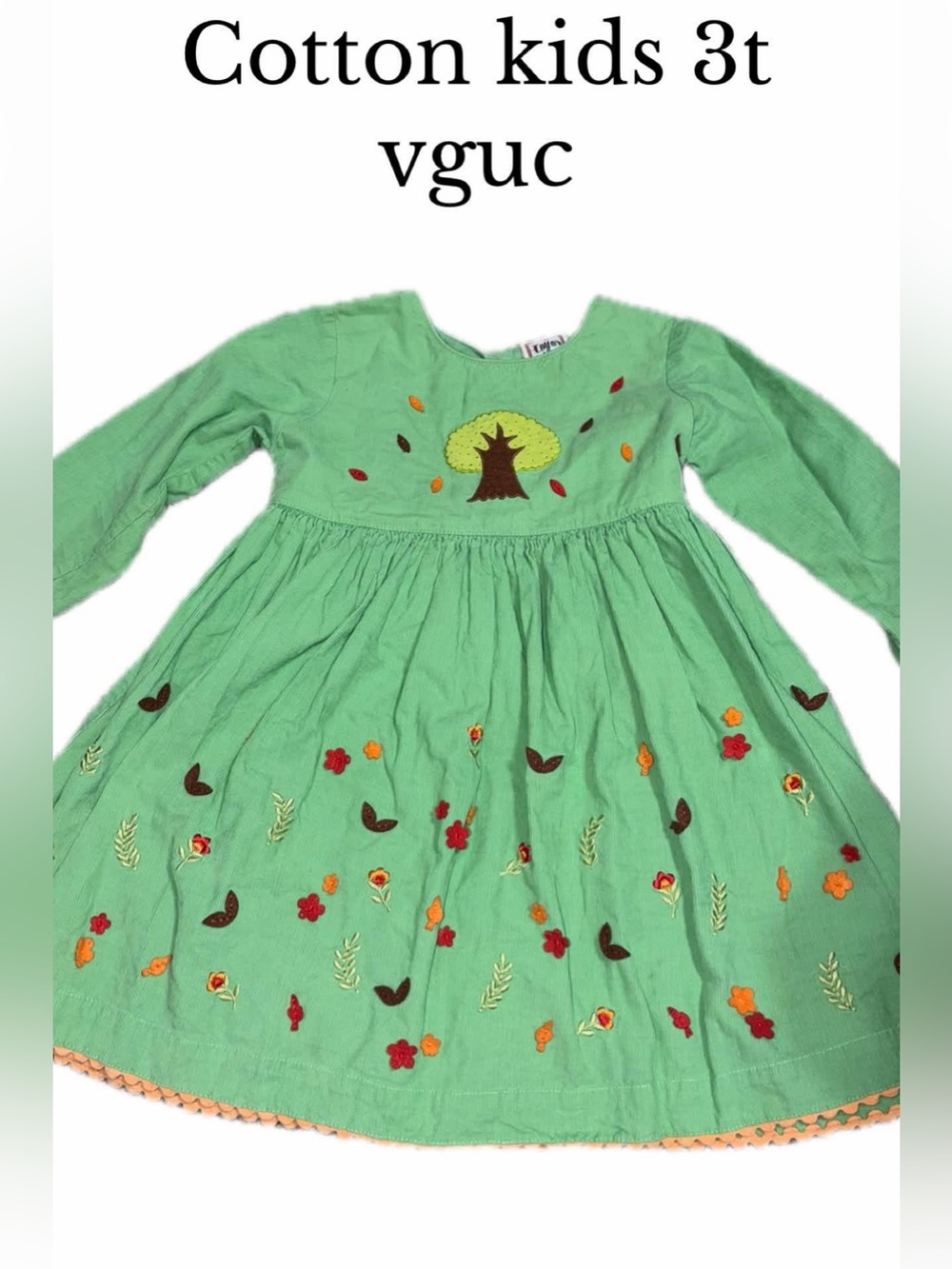 Cotton kids 3t fall dress